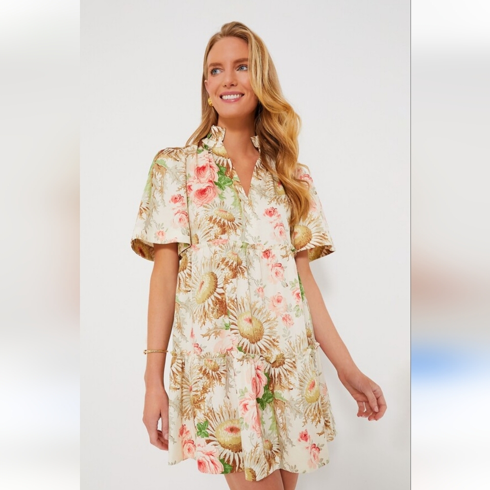 Tuckernuck Sun Faded Floral Crawford Mini Dress Numerous Sizes